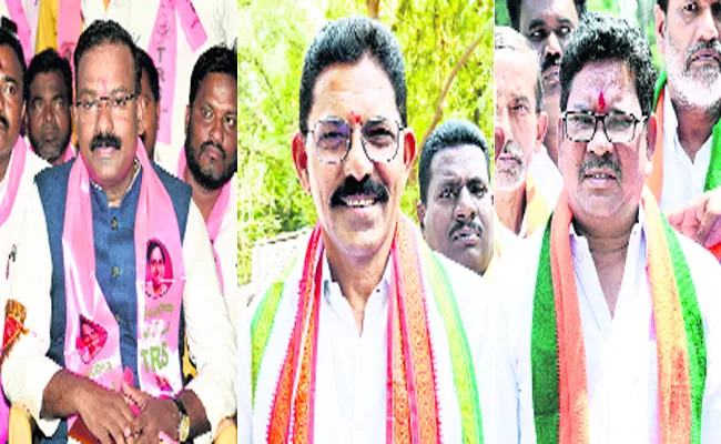 Same Candidates Are Contesting In Adilabad And Peddapalli Lok Sabha Constituencies - Sakshi