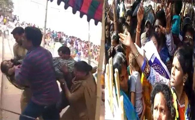 Woman Died In Stampede In Shivaratri Celebrations At West Godavari - Sakshi