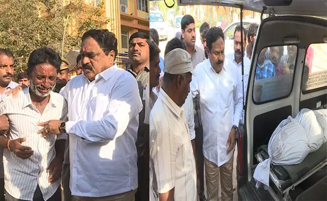 Minister Errabelli Dayakar Rao Visited Ravali Family - Sakshi