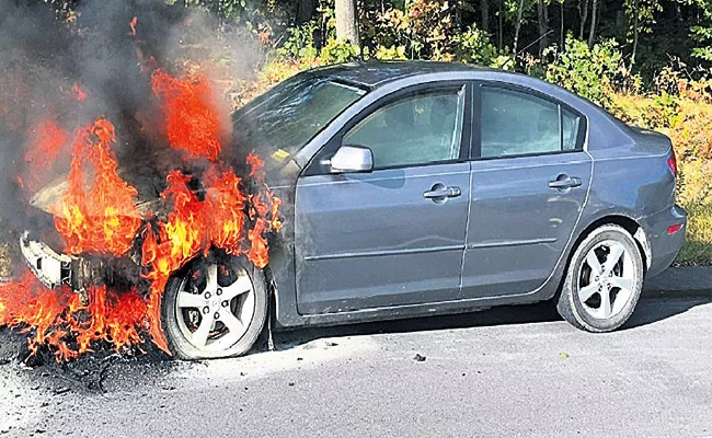 Awareness on Car Fire Accidents Hyderabad - Sakshi