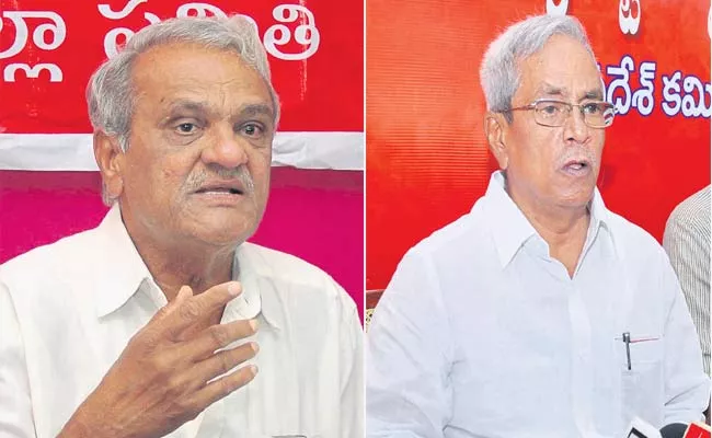 Communist Leaders Fires On TDP Government Over IT Grids Data Breach - Sakshi