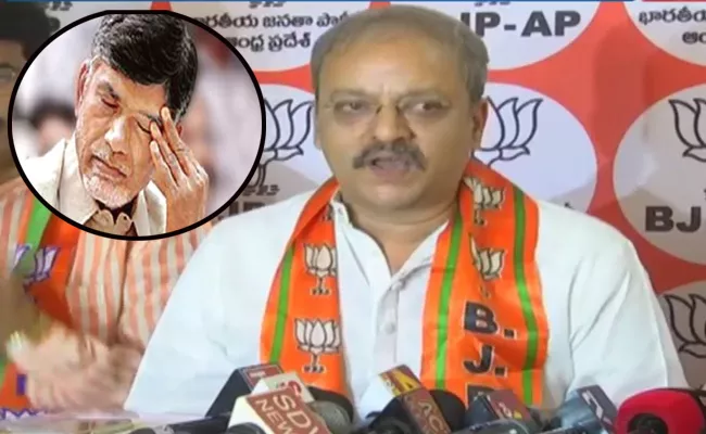 BJP Leader Sudhish Rambhotla Fires On Chandrababu Naidu - Sakshi