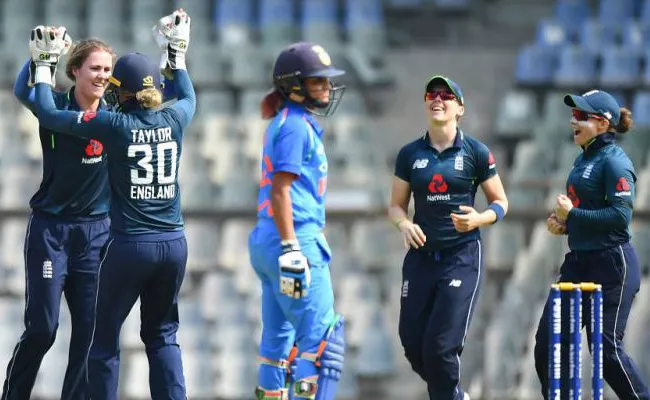 Wyatt helps England seal series Against Indian Womens - Sakshi