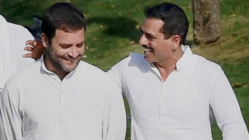 BJP says Robert Vadra is now eligible for Bharat Ratna - Sakshi