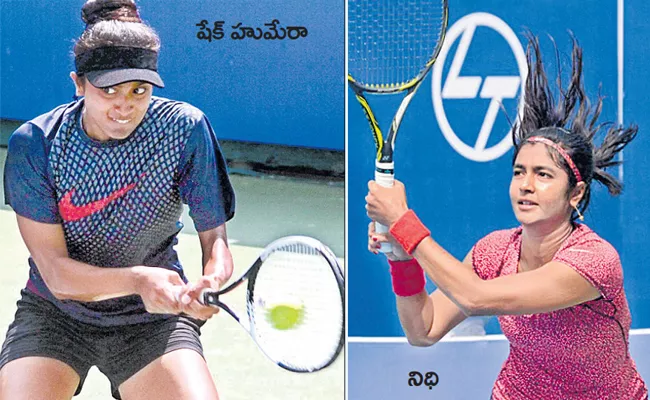 Nidhi, Saho to Final Fight of AITA Tournament - Sakshi