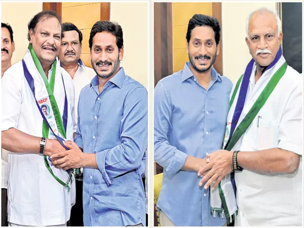 Pocha Brahmananda Reddy and Mannem Madhu and Few Joins In YSR Congress Party  - Sakshi