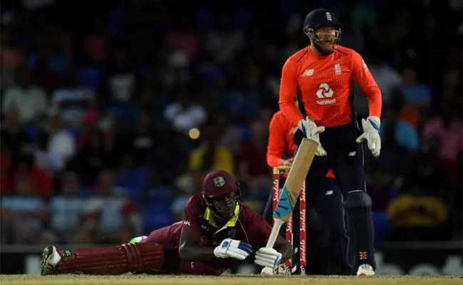 West Indies All out for 45 as England win T20 series - Sakshi