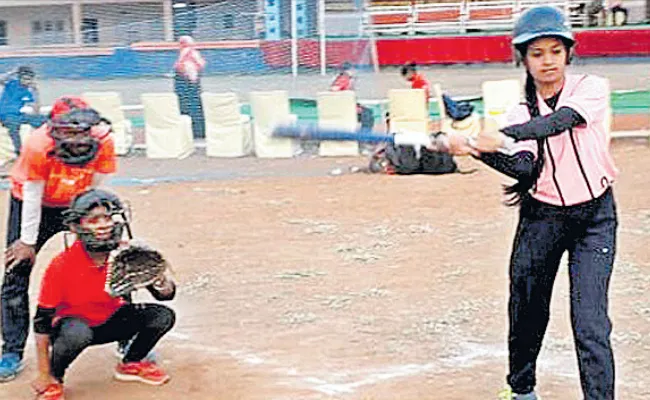 Telangana in Quarters of Soft Baseball Tourney - Sakshi