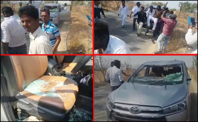 YSRCP Puthalapattu MLA candidate MS Babu attacked inside polling booth  - Sakshi