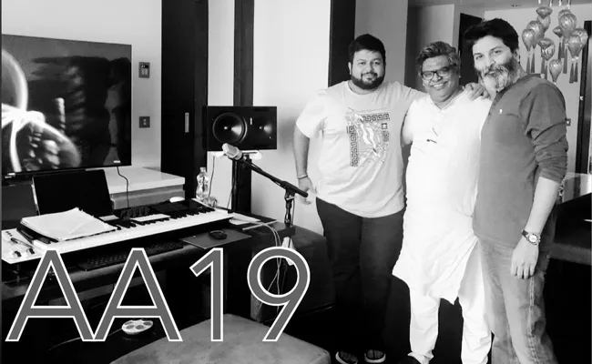 Allu Arjun And Trivikram Movie Music Sittings Started - Sakshi