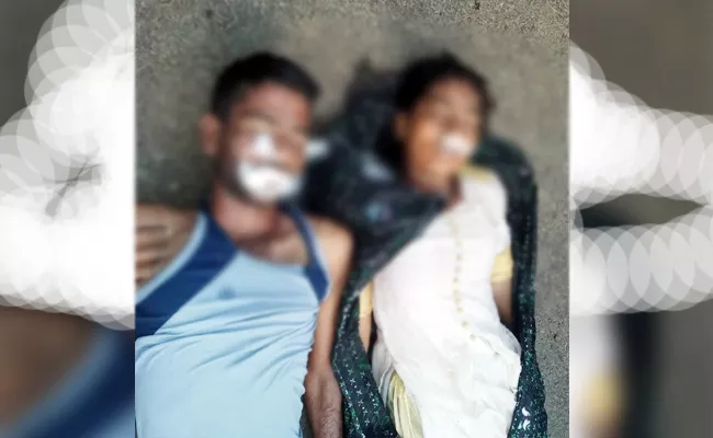 Love Couple Commits Suicide in Tungabhadra Drainage Guntur - Sakshi