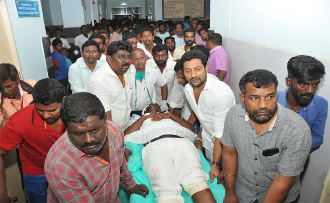 TDP Assault on YSRCP Activist in Puthalapattu - Sakshi