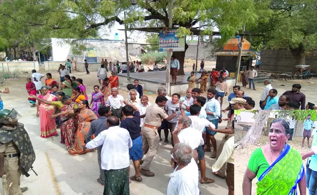 TDP Activists Did Rigging In Yallanur And Attacked On YSRCP Activists - Sakshi