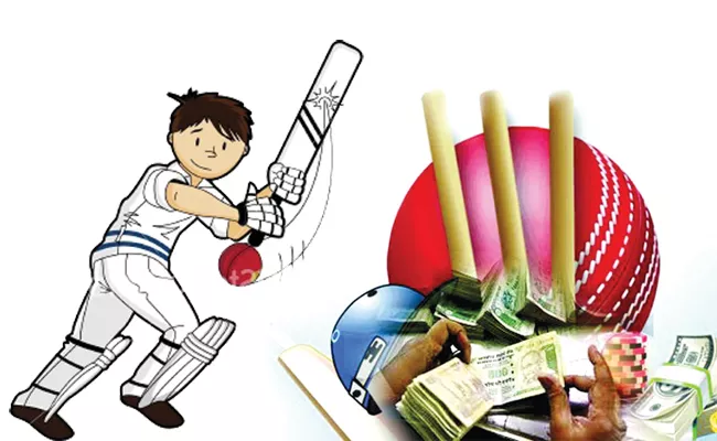 School Students Cricket Betting in Samshabad - Sakshi