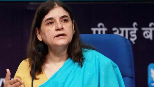 Maneka Gandhi Issued Notice For Comments In Sultanpur Rally - Sakshi