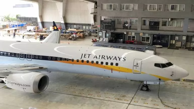 Jet Airways employees stage strike outside Delhi airport - Sakshi