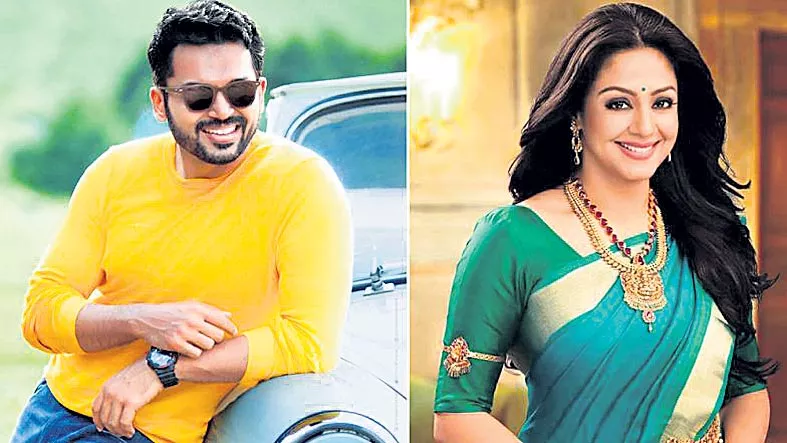 Karthi plays Jyothika's brother in Jeethu Joseph film - Sakshi