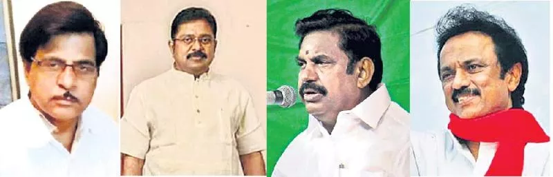 AIADMK, DMK to face off in 8 Lok Sabha seats in Tamil Nadu - Sakshi