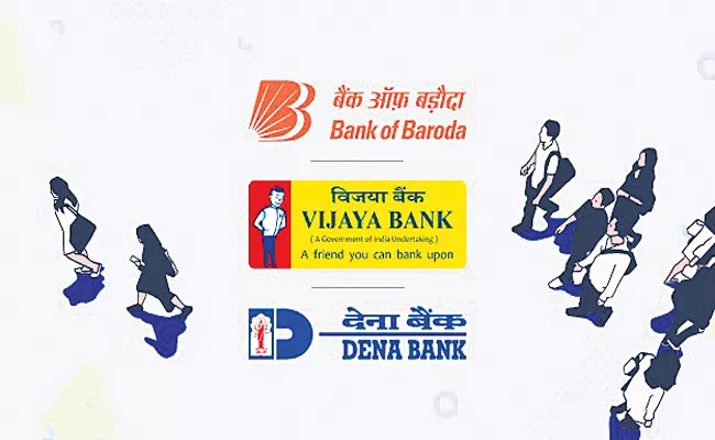 Vijaya Bank ANd Dena Bank Marger Timing Two Years in Bank of Baroda - Sakshi