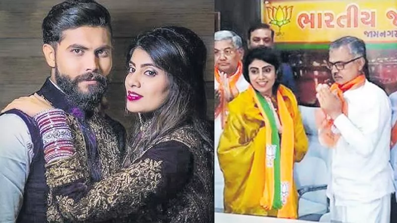 Sister, father in Congress, cricketer Jadeja backs BJP - Sakshi