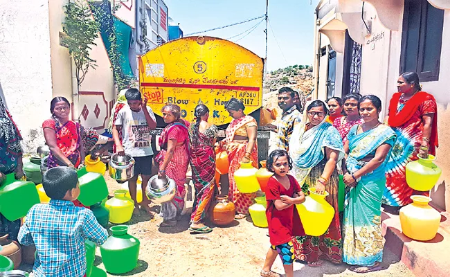 Water Problem in Greater Hyderabad - Sakshi