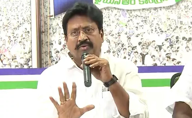 YSRCP Leader Samineni Udaya Bhanu Slams Chandrababu Over His Comments On EC - Sakshi