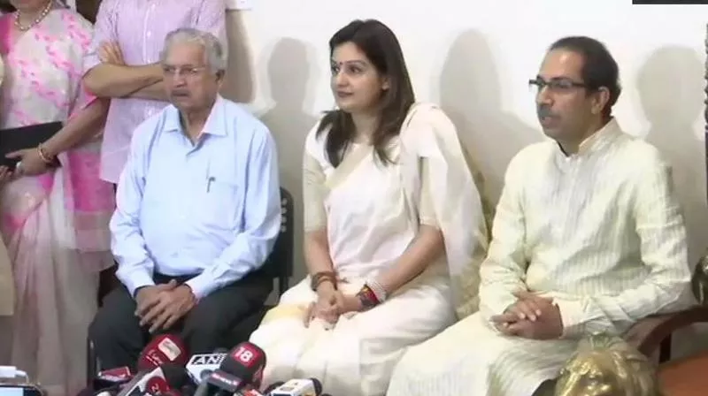 Priyanka Chaturvedi Quits Congress Joins Shiv Sena - Sakshi