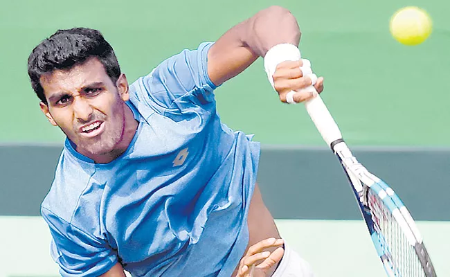 Prajnes Gunasevaran is in the Semi Finals - Sakshi