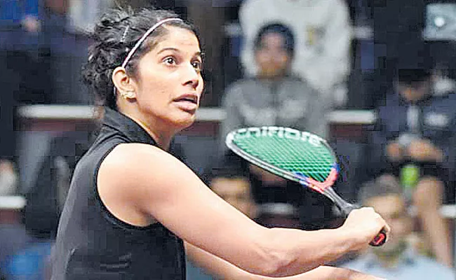 Joshna Chinappa loses to Second round - Sakshi