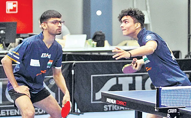  Manush Shah Raegan Albuquerque clinch mixed team bronze at Belgium Junior Open - Sakshi