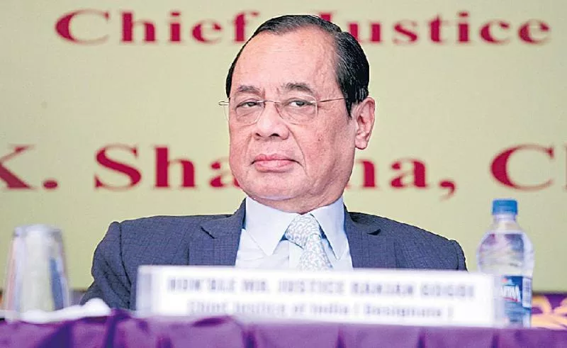 Harassment allegations against CJI Ranjan Gogoi - Sakshi