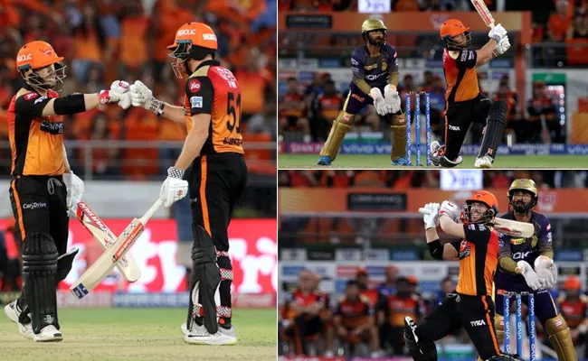 SRH Beat KKR By 9 Wickets - Sakshi