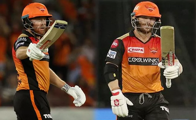 Warner ana Bairstow Pair Got Most runs by an opening pair in a season - Sakshi