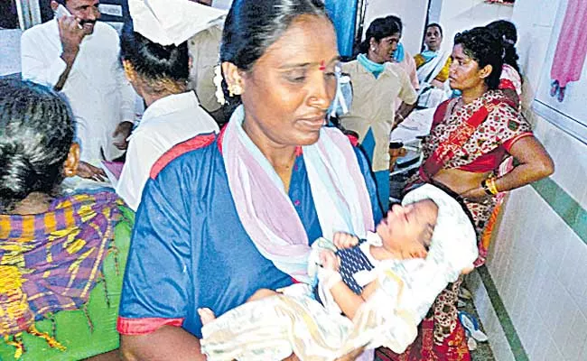 Baby Kidnap Rumars In Gandhi Hospital - Sakshi