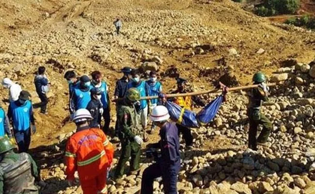 50 Feared killed in Landslide at Myanmar - Sakshi