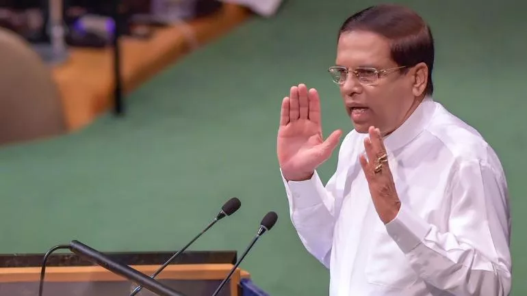 President Sirisena Asks Police Chief Defence Secy To Resign - Sakshi