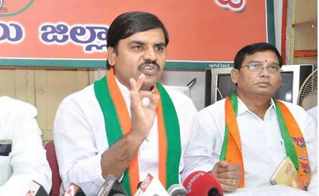 BJP Leader Vishnuvardhan Reddy Slams Chandrababu In Hyderabad - Sakshi