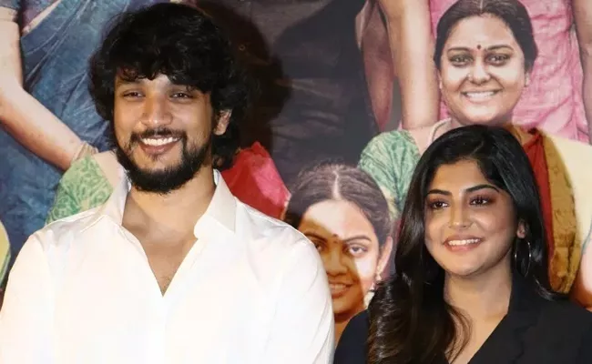 Gautham Karthik And Manjima Mohan Devarattam Press Meet - Sakshi