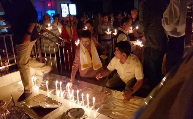 Tributes To Sri Lanka Martyrs In America At Sai Datta Peetham - Sakshi