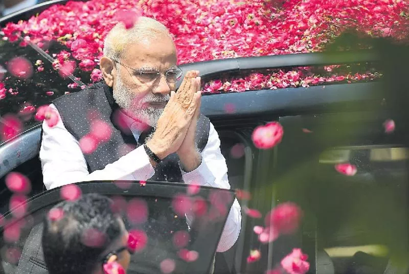 PM Modi Files Nomination Papers From Varanasi - Sakshi