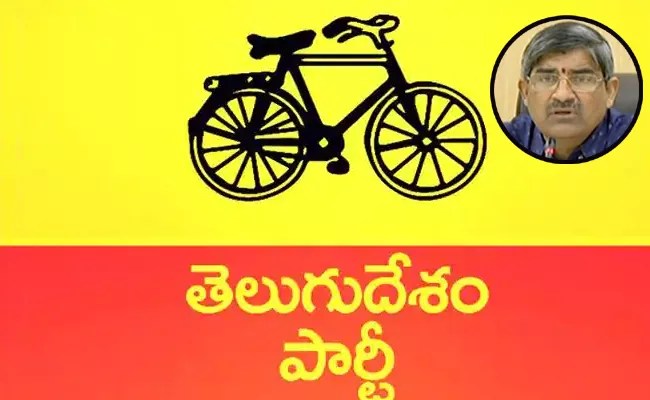 TDP Leaders Protest Against CS LV Subramanyam In Dachepalli - Sakshi