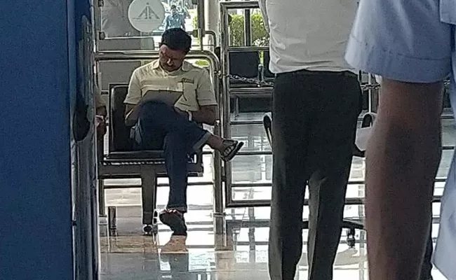 TDP leader caught carrying bullets at tirupati airport  - Sakshi