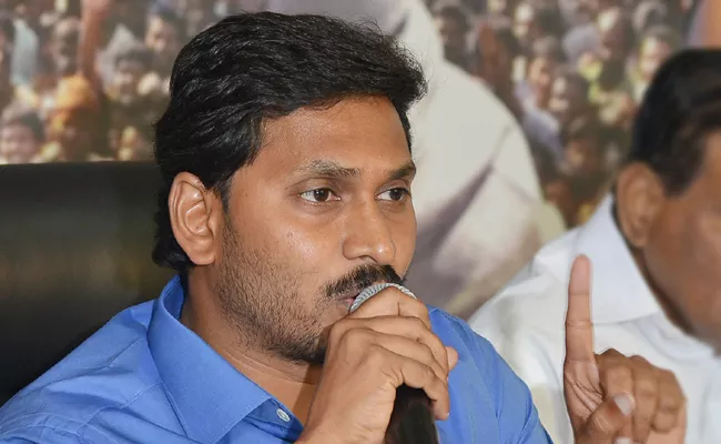 YS Jagan Fires On Chandrababu Naidu Over Stopped Ram Gopal Varma Press Meet - Sakshi