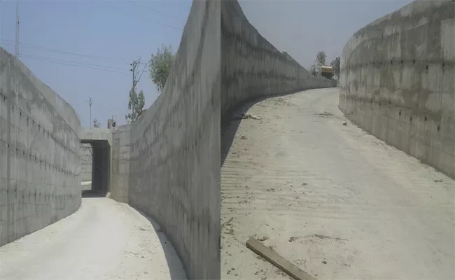 Underpass Bridge  In Ramannapet - Sakshi