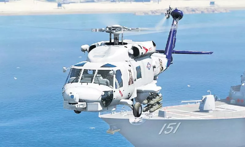 US approves sale of 24 MH 60 Romeo Seahawk helicopters to India - Sakshi