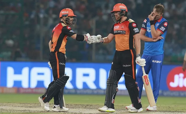 IPL 2019 Sunrisers Hyderabad Beat Delhi By 5 Wickets - Sakshi