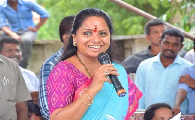 Bless Me Again  In Nizamabad Said MP Kavitha - Sakshi