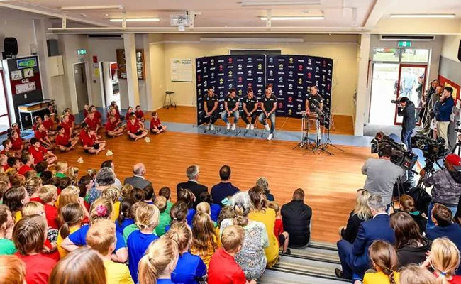 New Zealand World Cup squad announced at a school - Sakshi