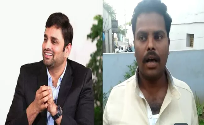 Putta Sudhakar Yadav Son Threatens YSRCP Leader - Sakshi