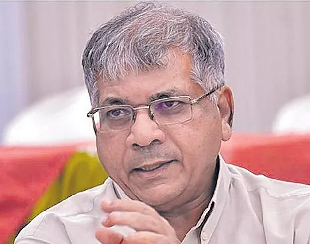 Prakash Ambedkar threatens to throw EC into jail - Sakshi